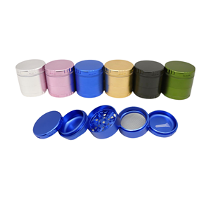 JC nuovo arrivo nuovi denti OEM/ODM smerigliatrice con contenitore 63mm 55mm 50mm in alluminio su misura per accessori per fumatori - Product Image 2