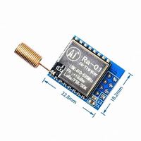 LoRa SX1278 RA-01 RA-02 à Étalement de Spectre Sans Fil Module 433MHz Sans Fil Port Série SPI Interface avec Antenne