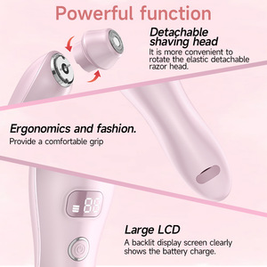 NOUVEAU Rasoir Électrique Corporel pour Femme, Épilateur Portable Numérique LCD, Tondeuse Indolore pour l'Épilation des Zones Intimes et des Poils du Maillot de Bain - Product Image 3