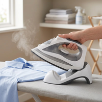 Fers à repasser innovants pour vêtements, fer à vapeur sans fil avec base de charge pour la maison, l'hôtel, fer à repasser électrique vertical portable 1800W