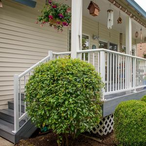 Ringhiera <span class=keywords><strong>per</strong></span> Balcone da Interno ed Esterno con Ringhiera in Alluminio Verniciato a Polvere Bianca - Product Image 3