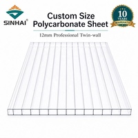 Panneau de toiture en polycarbonate, protection UV, garantie 10 ans, échantillon gratuit