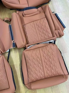Fundas de Asiento para <span class=keywords><strong>Toyota</strong></span> Land Cruiser de <span class=keywords><strong>7</strong></span> <span class=keywords><strong>Plazas</strong></span>, Accesorios Interiores de Coche Personalizados de Fábrica, Fundas de Asiento de Cuero de Lujo - Product Image 2