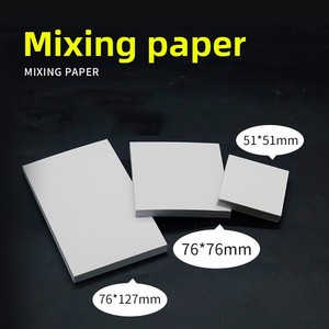 Papier de mélange jetable double face imperméable pour <span class=keywords><strong>ciment</strong></span> <span class=keywords><strong>dentaire</strong></span> et <span class=keywords><strong>colle</strong></span> à ongles (51x51mm 76x76mm 76x127mm) - Product Image 5