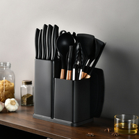 TOALLWIN Outils et accessoires de cuisine, ustensiles de cuisson en silicone, ensemble de couteaux, vente en gros d'ustensiles de cuisine en silicone, ensemble de couteaux