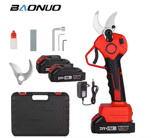 BaoNuo Fournisseur direct d'usine Cisailles électriques sans fil 21V Durable Batterie lithium-ion Diamètre de coupe 28 mm Ciseaux en caoutchouc souple - Product Image 6
