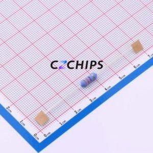 ตัวต้านทาน MOR01SJ0332A10ผ่านรูผ่านชิ้นส่วนรูผ่าน (THT) D3.5xL9.5mm โลหะออกไซด์ฟิล์ม3.3Kohm 5% 1W - Product Image 1