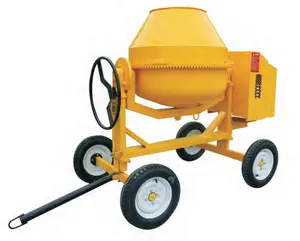 Portable mobile diesel gasoline motor 500L Portable small and medium concrete mixer