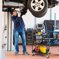 Chariot à outils léger et mobile en fer pour garage, économique
