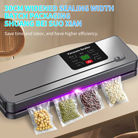Scelleuse sous vide alimentaire automatique à écran tactile de haute qualité avec contrôle de la température pour tous types de sacs et coupe-sac