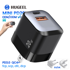 Factory Direct Mini 20W Charger PD3.0 Fast Charging EU <strong>UK</strong> US Travel Wall Adapter Plug Type-C Charger CE RoHS for Laptop Phone - Product Image 3