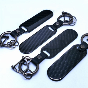 <b>Keychain</b> Manufacturer Sublimation Blank Car Logo Wholesale <b>Custom</b> <b>Keychain</b> Logo Metal Luxury Leather Blank Carbon Fiber <b>Keychain</b> - Product Image 4