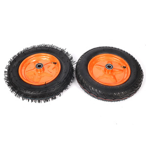 wholesale 8in inflatable rubber <b>replacement</b> <b>wheel</b> industrial hand truck cargo transport wheelbarrow tire - Product Image 5