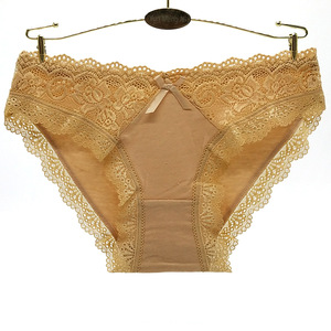 กางเกงชั้นในสตรีชุดชั้นในลูกไม้ผ้าฝ้าย - Product Image 5