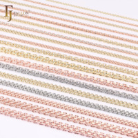 FJ Fallon Joyería al por Mayor, Cadena de Hombre Personalizada de Latón y Cobre Chapado en Oro Real de 14K, Collar y Pulsera de Eslabones Bismark para Hombre