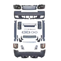 Convient pour Kit de Mise à Niveau Range Rover L322 Vogue Autobiography 2005 Calandre Jupe Latérale Aération Pare-chocs Phares Accessoires Kit Carrosserie