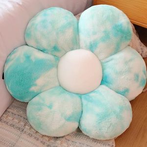 Blue Colorful Cute Plant <strong>Pillows</strong> Aesthetic Room Squishy Floor Cushion Decor for Teen Girls Sofa Bedroom Kids' Throw <strong>Pillows</strong> - Product Image 2