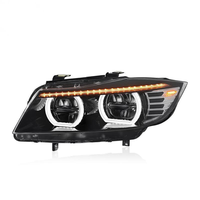 Pour la BMW Série 3 E90 de 2005 à 2012. Ce produit est doté de phares LED DRL bicolores Angel Eye et d'un design Golden Eye.