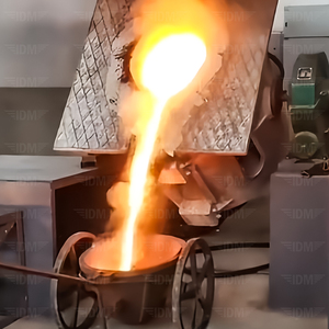 Four à induction à moyenne fréquence en aluminium 1T pour la fusion des métaux, acier, cuivre, four à induction intermédiaire pour la fusion - Product Image 1