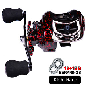 Carrete de Pesca de Alta Velocidad 7.2:1 de Alta Calidad, 18+1BB, Carrete de Metal Impermeable, Carrete de Pesca <span class=keywords><strong>Tica</strong></span> Seaknight - Product Image 5