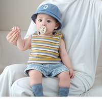 Nouvelle Collection 2026 : Ensembles Vêtements Bébé Garçon en Coton Mousseline à Imprimé Animal – Adorables, Confortables et Élégants pour Nouveau-nés de 0 à 24 Mois – Tenue d'Été