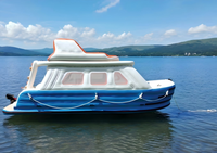 Bateau de luxe gonflable pour yacht, flotteurs de lac, maison gonflable pour événements familiaux, flotteurs de yacht gonflables sans moteur