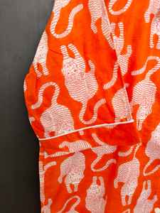 Handmade Elegant Woven <b>Summer</b> Wear Home <b>Pajama</b> Set Indian Block Cotton Stylish Printed <b>Women</b> Men Personalized Bride Gift - Product Image 6