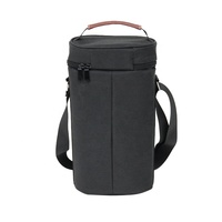 Sac fourre-tout isolé pour transport de vin, valise pour produits alimentaires, étanche, pour pique-nique, 2 bouteilles