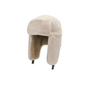 หมวกบอมเบอร์สำหรับผู้ชายผู้หญิง, หมวกหิมะแบบหนามีที่ปิดหูหมวกมีโลโก้ - Product Image 4