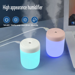 Minigo เครื่องเพิ่มความชื้นในอากาศอัลตร้าโซนิคขนาด260มล. โคมไฟหลากสี USB 7สีสำหรับรถยนต์ใช้ในบ้านเครื่องกระจายแบตเตอรี่ไฟฟ้ากลางแจ้ง - Product Image 5