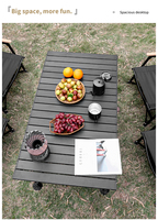 Table pliante en aluminium XATP, table de camping, table portable d'extérieur