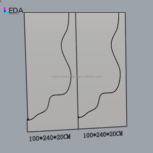 Fondo de arco de acrílico LEDA Factor, accesorios de boda blancos para diversas actividades a gran escala - Product Image 3