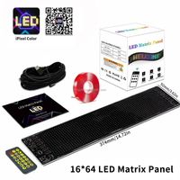 Panel de Luz LED Flexible, Programable por Aplicación, Personalizable, Pantalla LED RGB USB para Automóvil, Letrero Flexible con Mensaje Desplazable