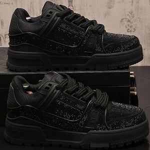 Zapatillas Deportivas de Malla de Diseño Lujoso para Hombre, con Diamantes, Casuales, Ligeras, Transpirables, Impermeables, para Otoño y Verano, Marca LVS - Product Image 2