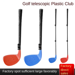 गोल्फ टेलीस्कोपिक रबर पकड़ बड़ा सिर क्लब एल्यूमीनियम मिश्र धातु शाफ्ट टिकाऊ शुरुआती अभ्यास मिनी क्लब ले जाने के लिए आसान - Product Image 5