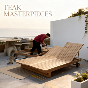 Lit <span class=keywords><strong>de</strong></span> <span class=keywords><strong>soleil</strong></span> Hula moderne en bois massif finition teck naturel <span class=keywords><strong>coussin</strong></span> anti-<span class=keywords><strong>soleil</strong></span> mobilier d'extérieur pour les loisirs cour parc hôtel villa - Product Image 5