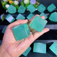 Cubo de fluorita azul natural de alta calidad al por mayor, cubos de cuarzo de cristal curativo, artesanía para Decoración