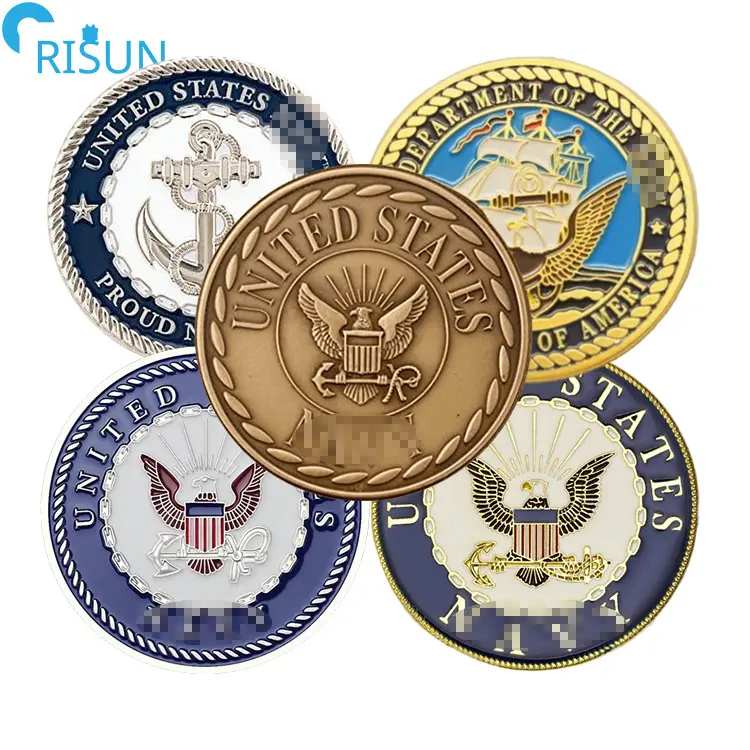 Factory Customized 3D Enamel US NA Challenge Coins Commemorative Challenge Coins Custom NA Challenge Coin