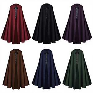 Nouvelle cape de cosplay médiévale pour homme, costume de scène d'Halloween, en stock chez Cosplay Factory - Product Image 2