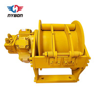 Treuil hydraulique professionnel de 5 tonnes pour navire maritime, câble en acier allié durable