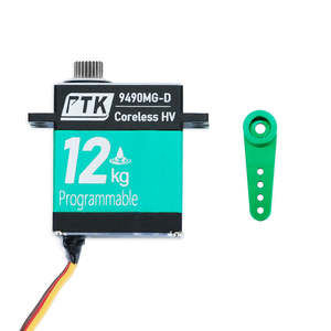 Servomotor digital metálico PTK 9490 MG-D de 9g, servomotor impermeable de 12kg para modelos de aviones y coches, servomotor pequeño para cambio de modelo. - Product Image 4