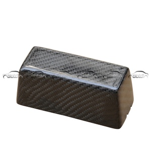 Para Mitsubishi Lancer Evolution EVO 10 X, Cubierta de Fibra de Carbono para la Caja de Fusibles del Motor, 2 Piezas, 2008+ - Product Image 5