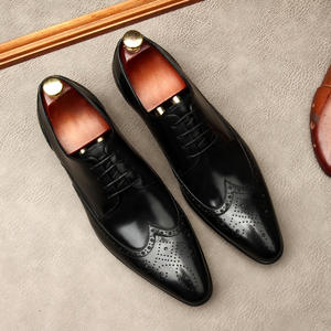 Zapatos Oxford de Hombre Hechos a Mano de Alta Calidad, de Cuero Vacuno, Estilo Elevador, para Ocasiones Formales y de Negocios, Otoño, Impermeables - Product Image 1