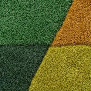 Customizable Modern Luxury Wool Carpet Hand-Tufted Round <b>Rug</b> with Geometric Design Washable Home Decor for Bedrooms Picnics - Product Image 3