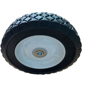 High Load 5 Zoll 8 Zoll Werkzeug Auto Rollen Vollrad PU Eisen Gummi Kunststoff Hochwertige Rollen für Autos und Werkzeuge - Product Image 3