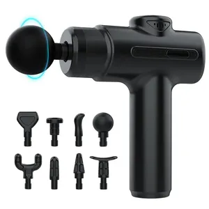 Pistola de masaje de percusión de tejido profundo, 8 cabezales, Motor Torque de alto, masajeador muscular inalámbrico para atletas, alivio del dolor, recuperación física - Product Image 1
