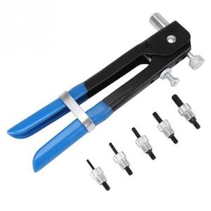 6-Piece <b>Rivet</b> and <b>Nut</b> Set with Manual <b>Rivet</b> Gun Portable Manual <b>Nut</b> Gun for Efficient Riveting - Product Image 5