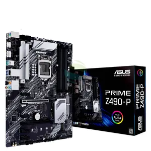 Asus LGA 1200 PRIME Z490-P Intel Z490 마더 보드 PCI-E 3.0 DDR4 128GB 4 SATA III 마더 보드 2 M.2 ATX 1200 New