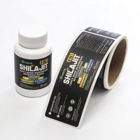 Étiquettes en vinyle imprimées sur mesure, imperméables, résistantes à la chaleur, écologiques, de qualité alimentaire, autocollantes pour gâteaux et boissons