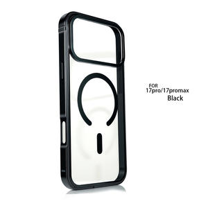 Coque de protection transparente magnétique de haute qualité pour iPhone 17 Pro Max avec cadre métallique et protection contre les chutes - Product Image 3